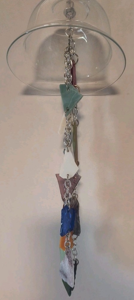 Whimsical Handcrafted Glass Wind Chimes