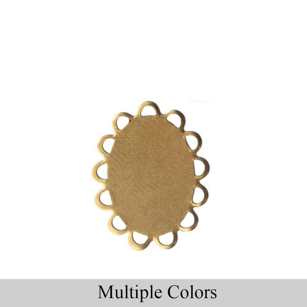 18x13mm Flat Pad Lace Edge Oval Setting (8)