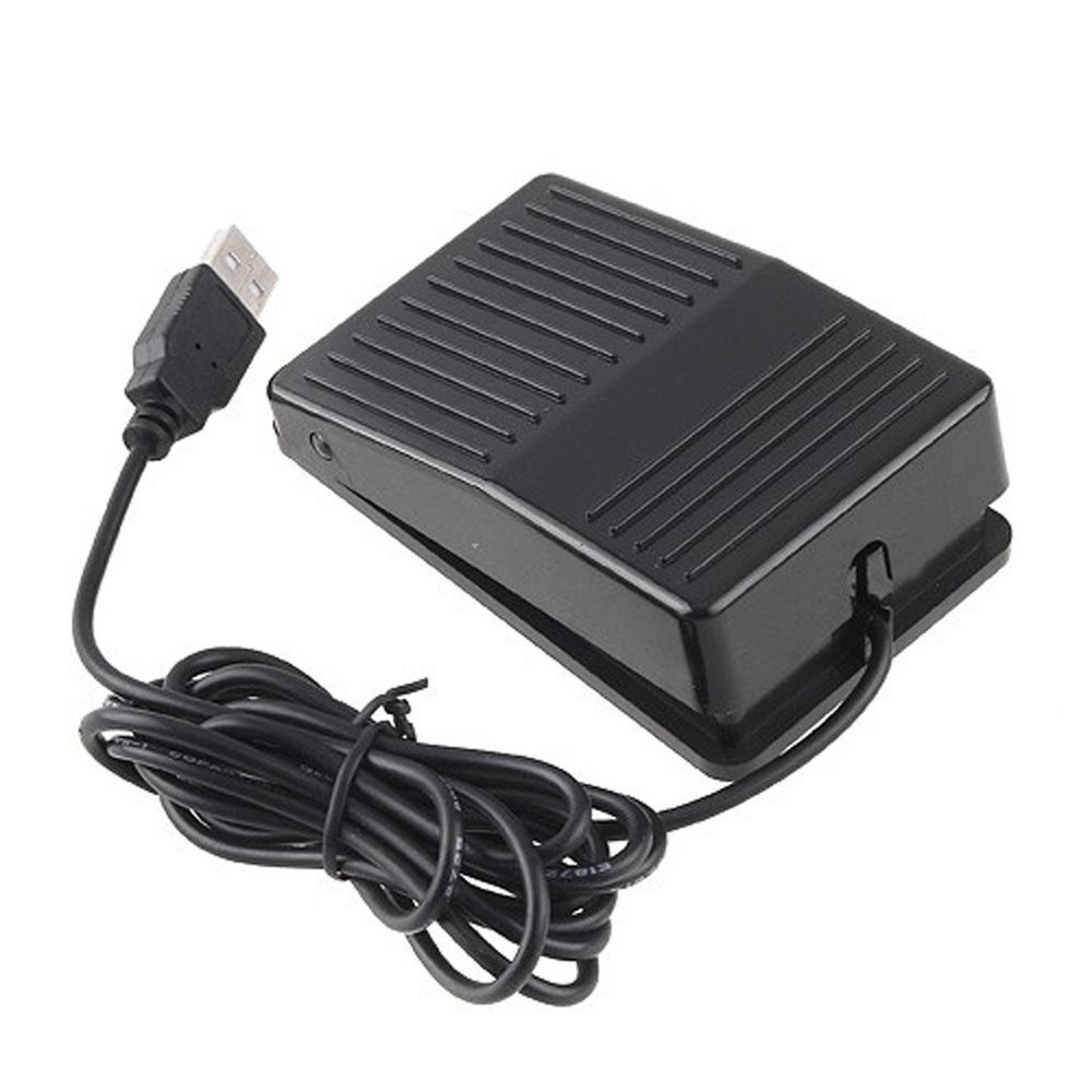 Compact USB Foot Pedal - Touch Control for Efficient Computer Operation