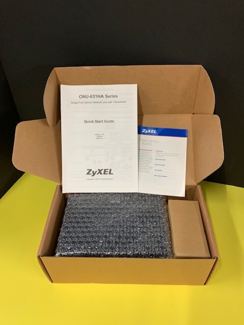 ZyXEL Single Port Single Mode Optical Network Unit with Transceiver NEW