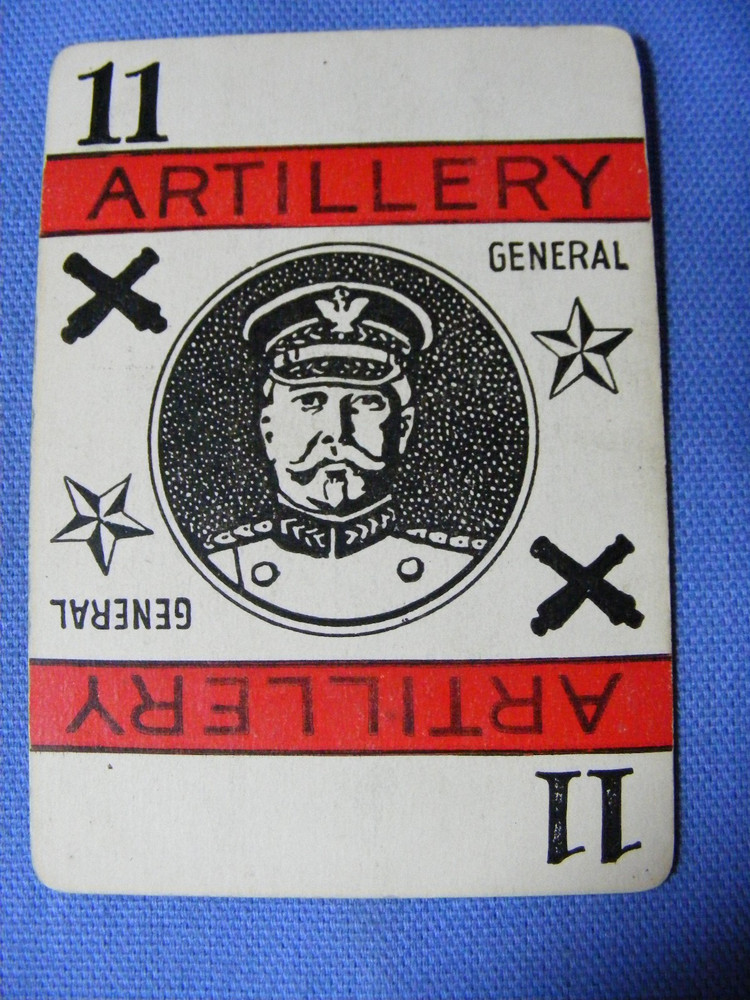 Vintage WW1 Card Game