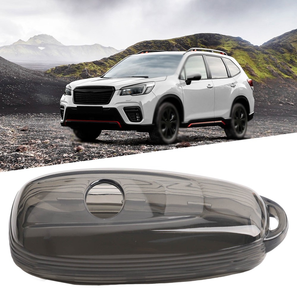 Transparent Black Key Case for Forester 20152024 with Push Button Start