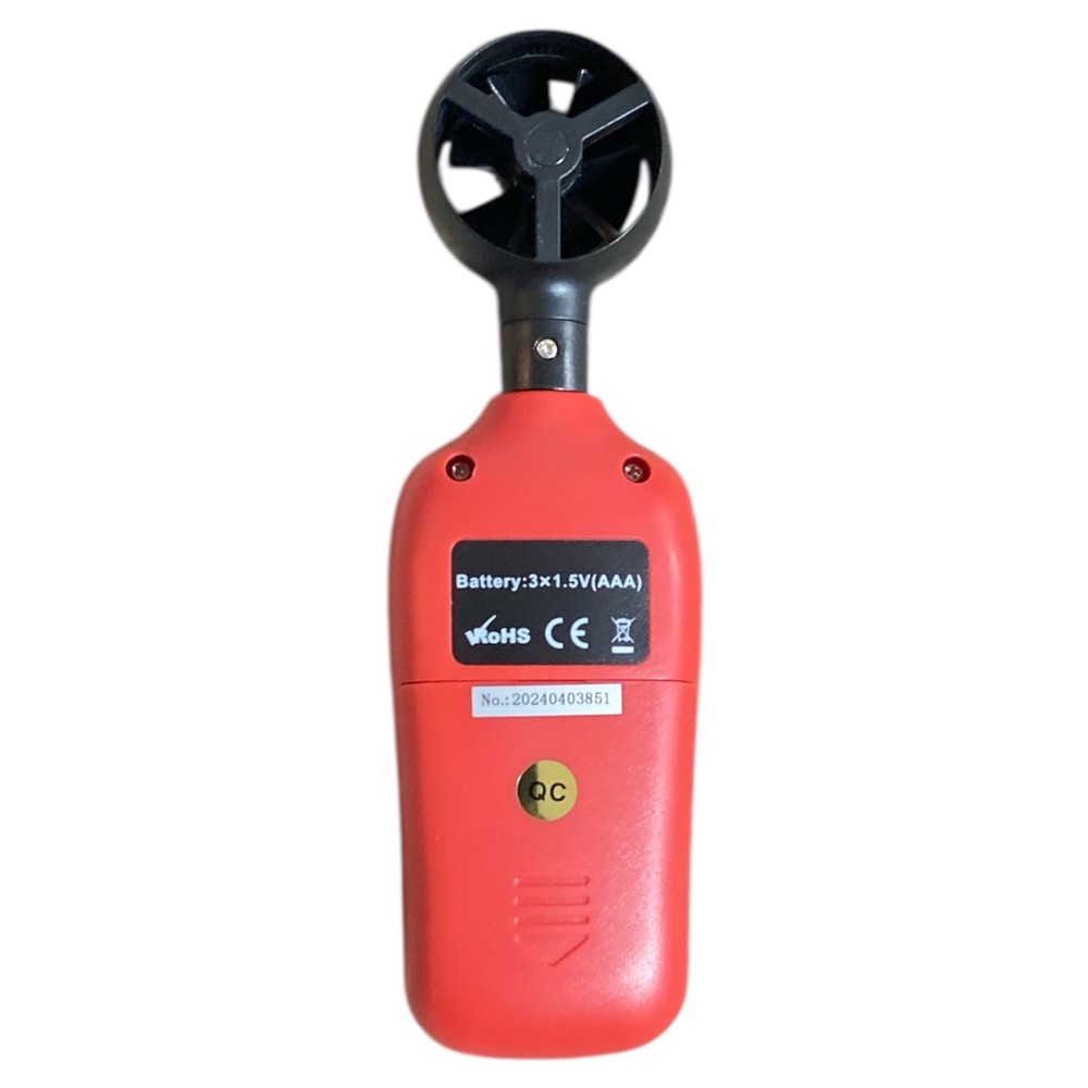 Gedaye Handheld Digital Anemometer Wind Speed Meter Temperature Max Min