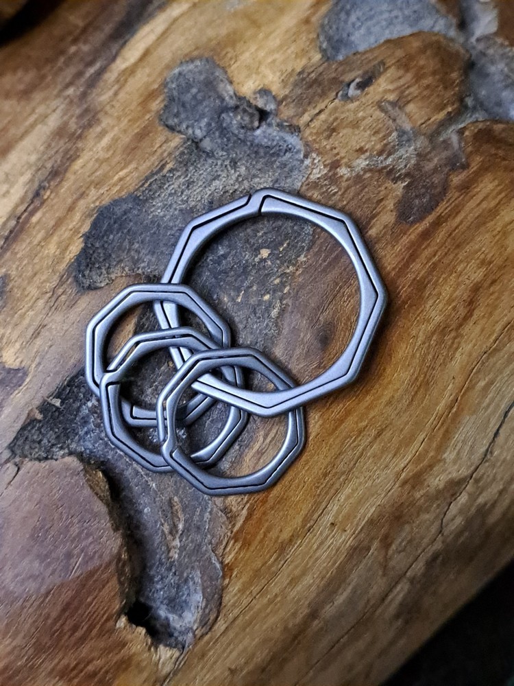 Gentlemen Series Titanium Sidepush Keyring Set