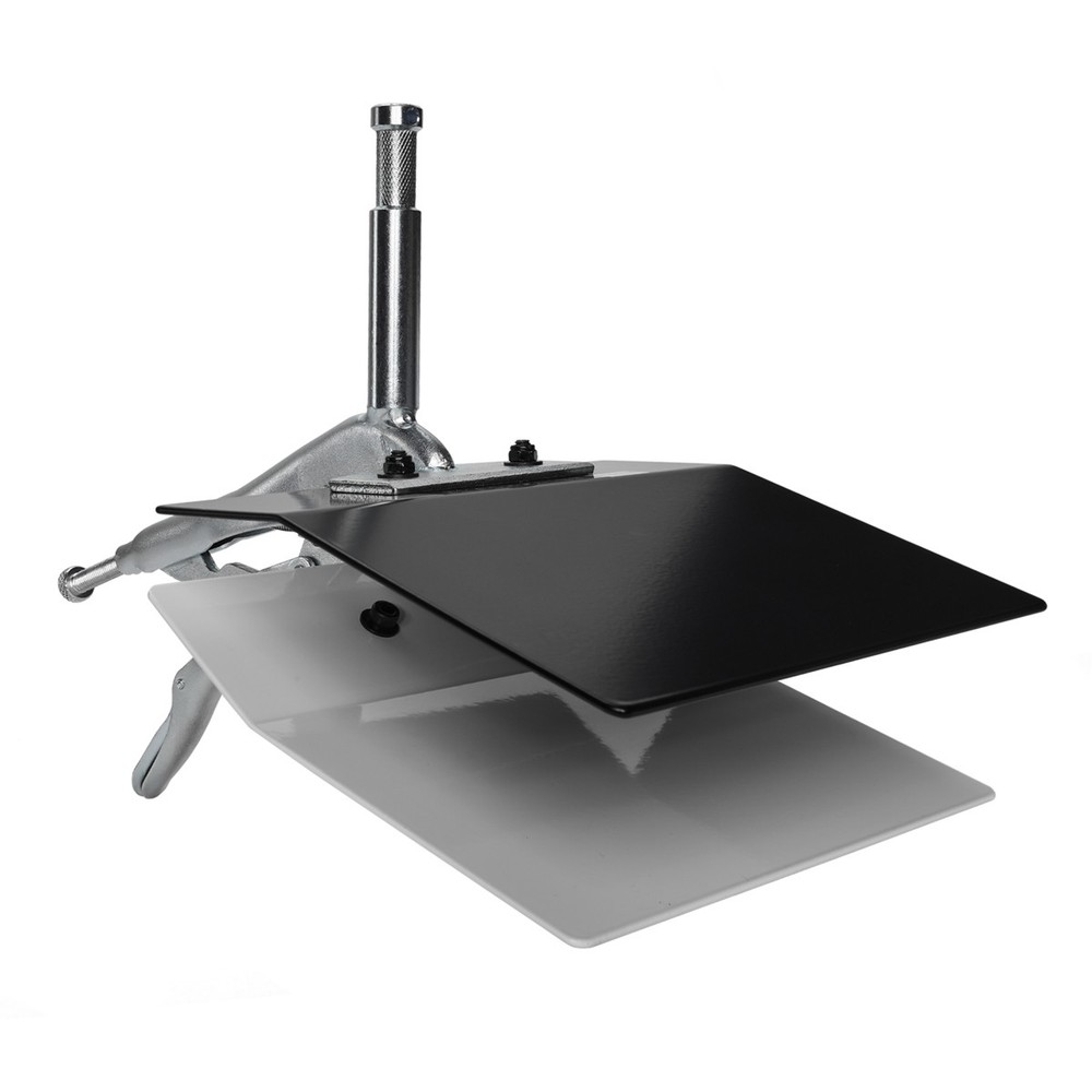Flashpoint Duckbill Style Plate Clamp, Black/White #PC-DB-BW