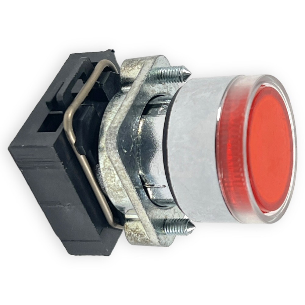 Push Button Installation Size Ø22Mm Red Illuminated For Ascaso