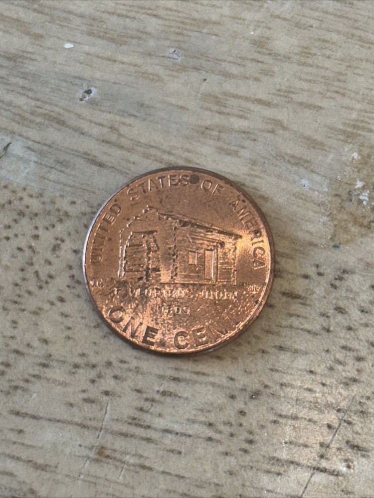 Four Lincoln Cent Stamp Pennies 2009