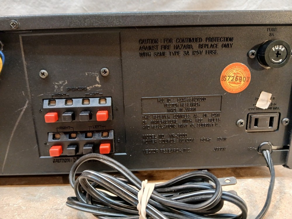 Vector Research VR-3000 Stereo Receiver