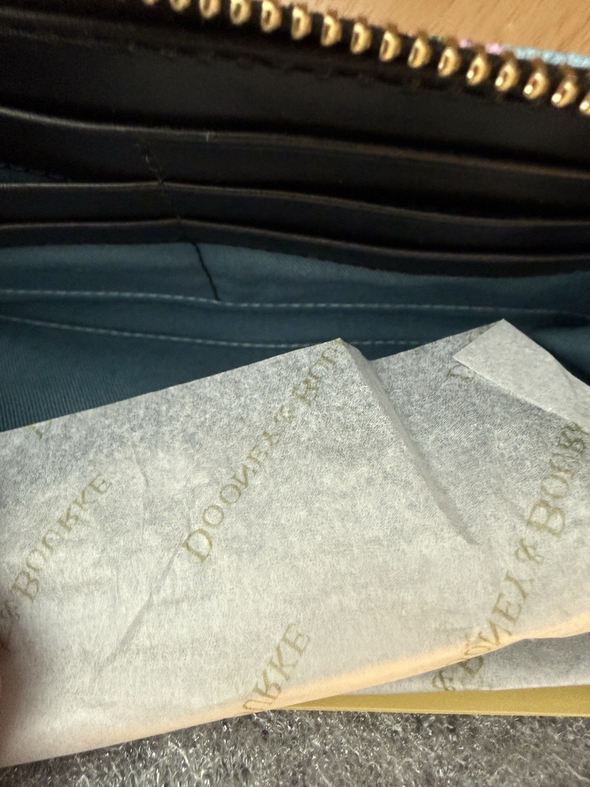 2026 Disney Parks Dooney & Bourke Park Maps Wristlet Wallet w/ Strap Brand New!