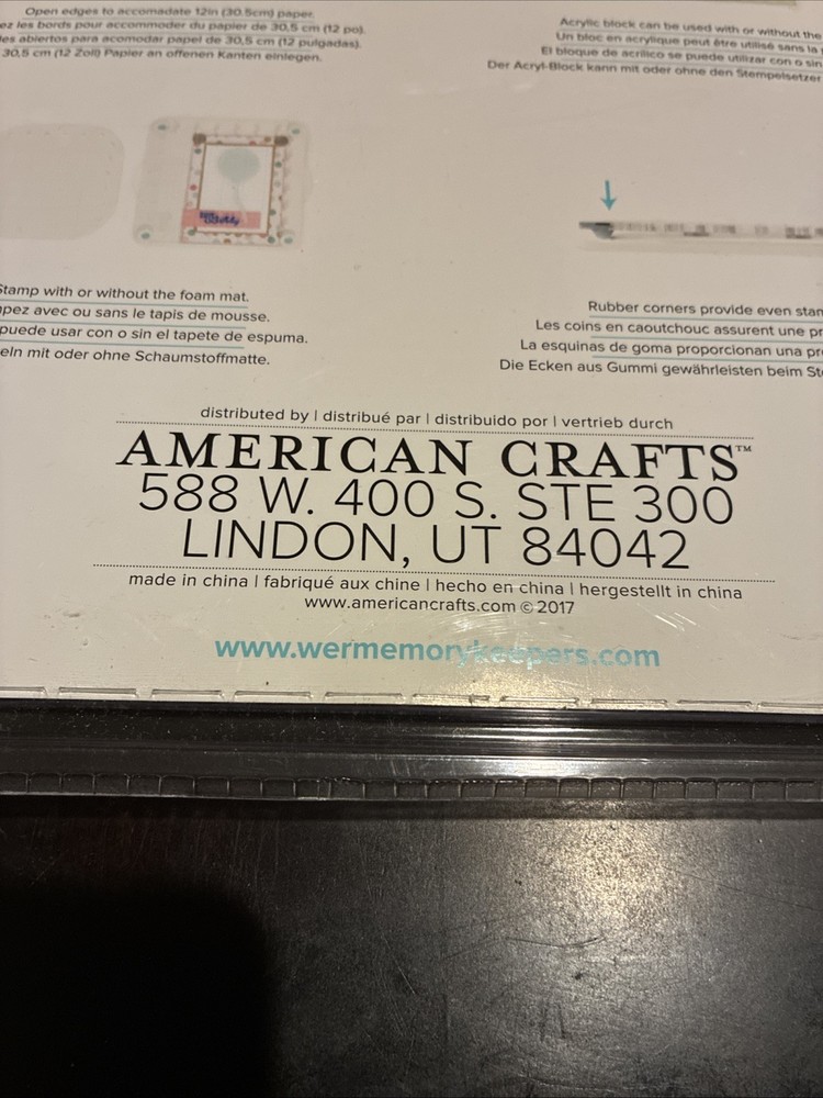 We R Memory Keepers Crafter's Essentials Precision Press Advanced 5-Piece Set