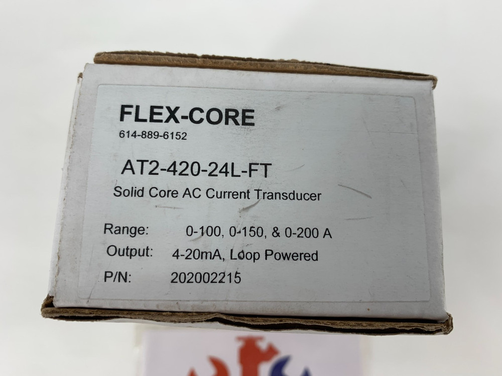 Flex-Core AT2-420-24L-FT Solid Core AC Current Transformer 0-100 0-150 & 0-200A