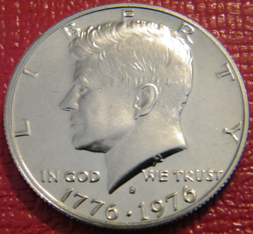 1976 S KENNEDY *PROOF* CLAD HALF DOLLAR From US Proof Set