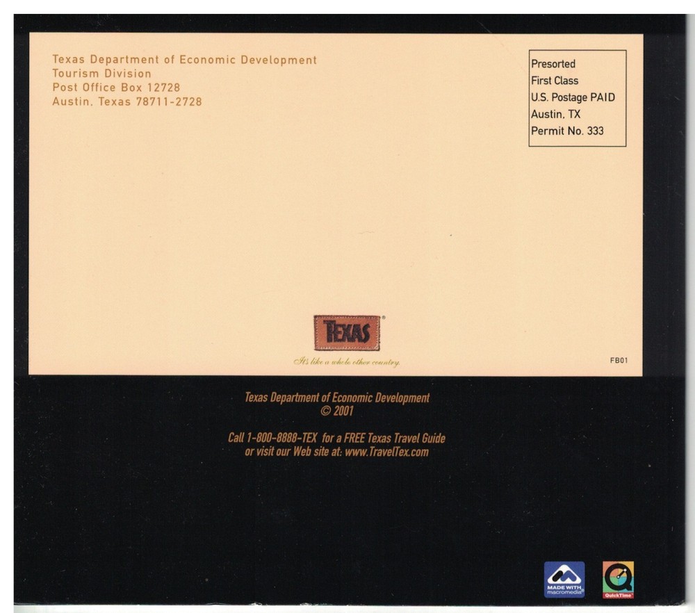 Texas A Virtual Reality CD-ROM Guide To Texas