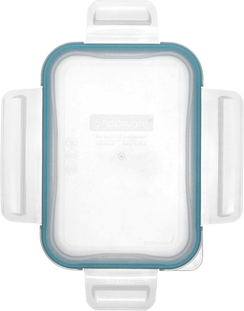 8602-PC Clear Total Solutions Lid W/Juniper Green Gasket 2