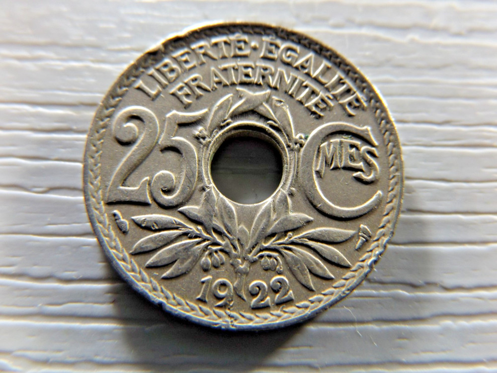 FRANCE 1922 25 Centimes