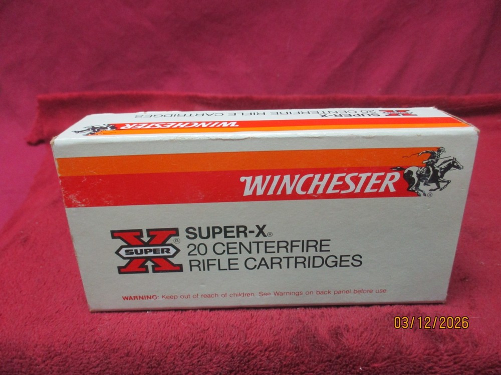 Vintage Winchester Super X, 243 Win., 100gr.. Box., Ammo Box, (Empty)