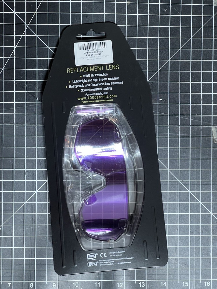 100% S2 Replacement lens (Purple)