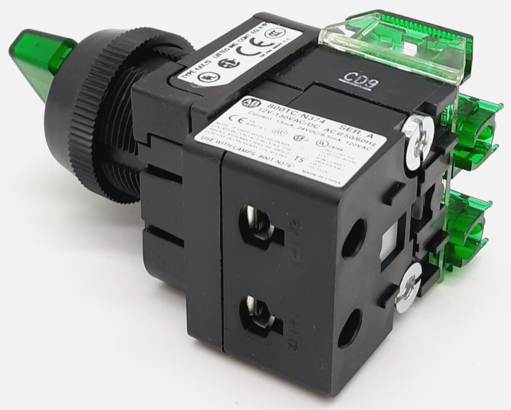 Allen-Bradley 800HC-2HRGH2KB6DX 2-Position Selector Switch