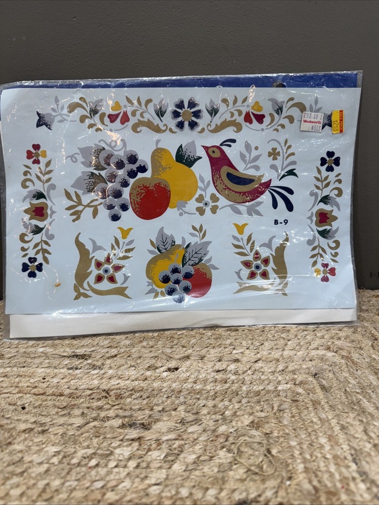 Vintage Hand Painted Decals By Decorcal