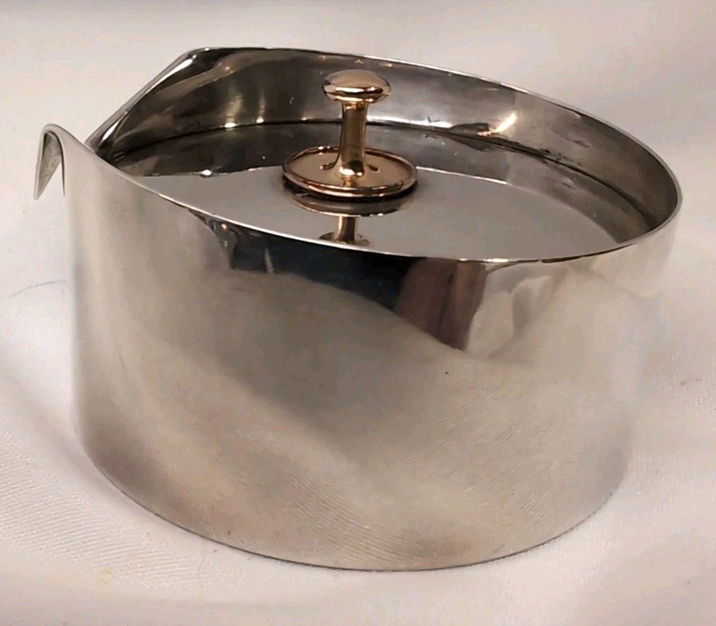 1920's Sterling Silver Cufflink & Button Trinket Box by Thomae & Son (Cartier)