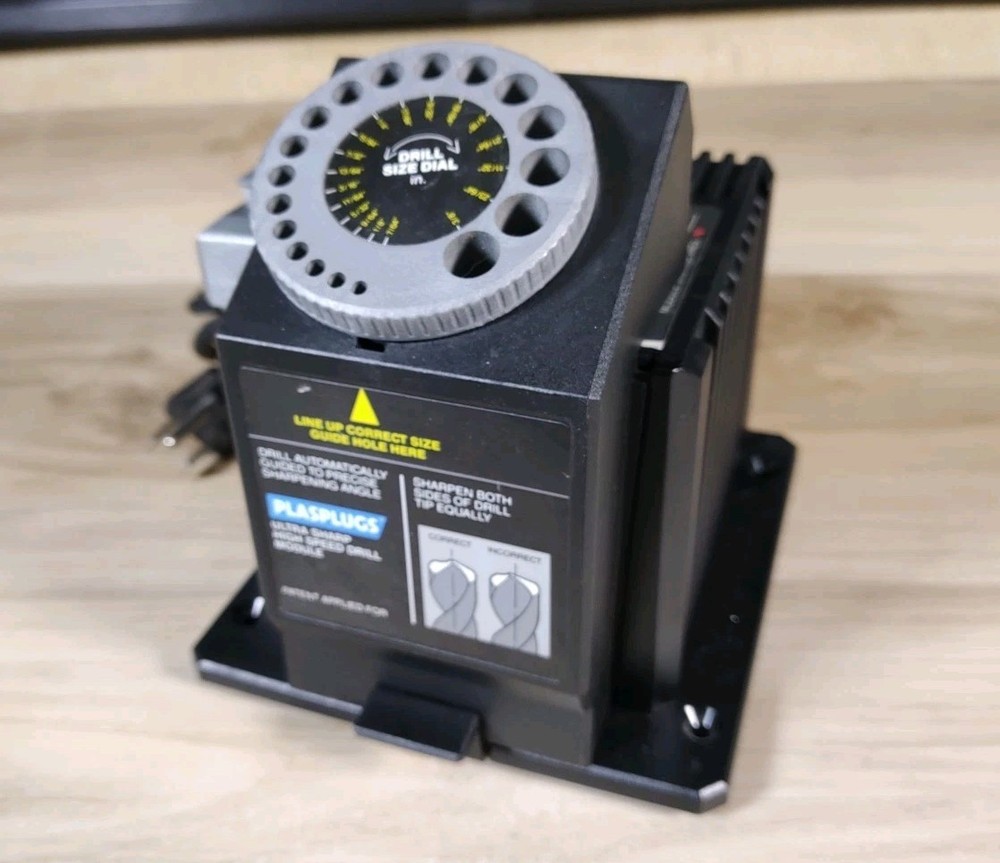 Plasplugs UltraSharp Modular Sharpening System For Drill Bits Scissors Knives ✅