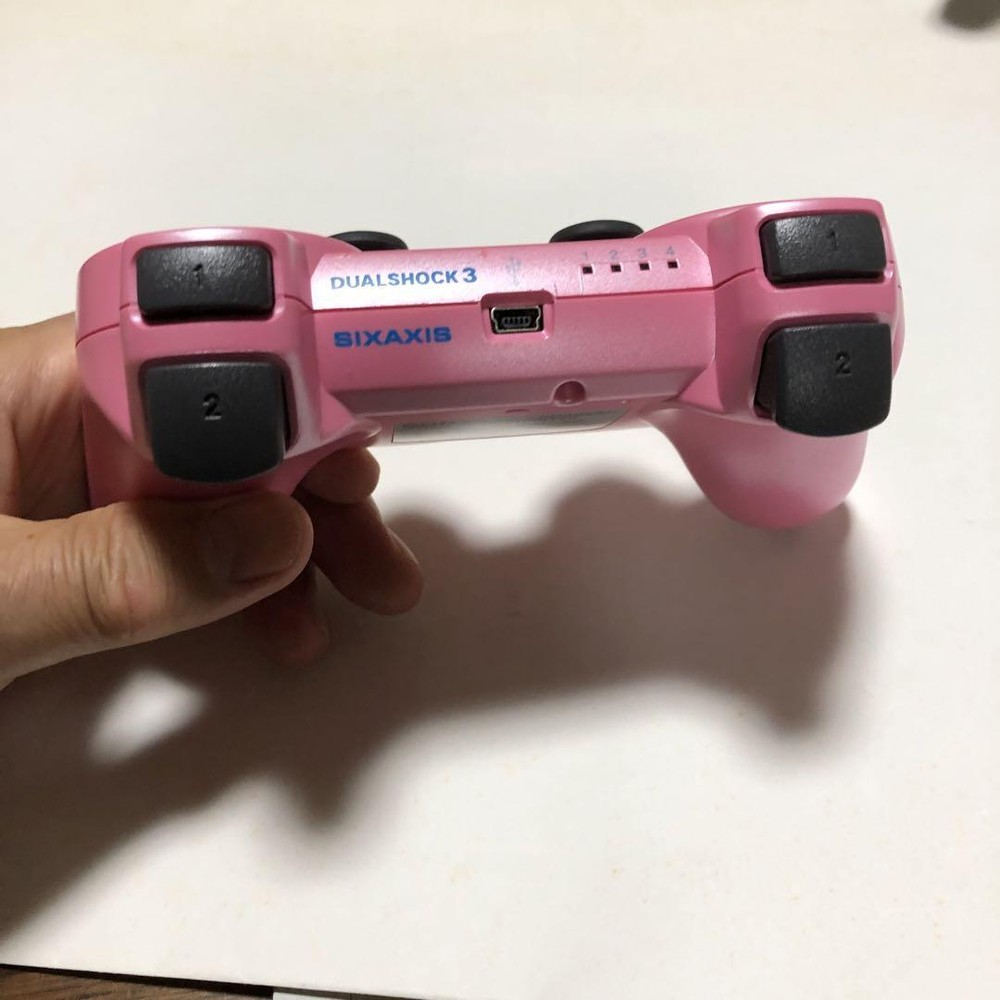 SONY PS3 DUALSHOCK3 Candy Pink Wireless controller Used Game