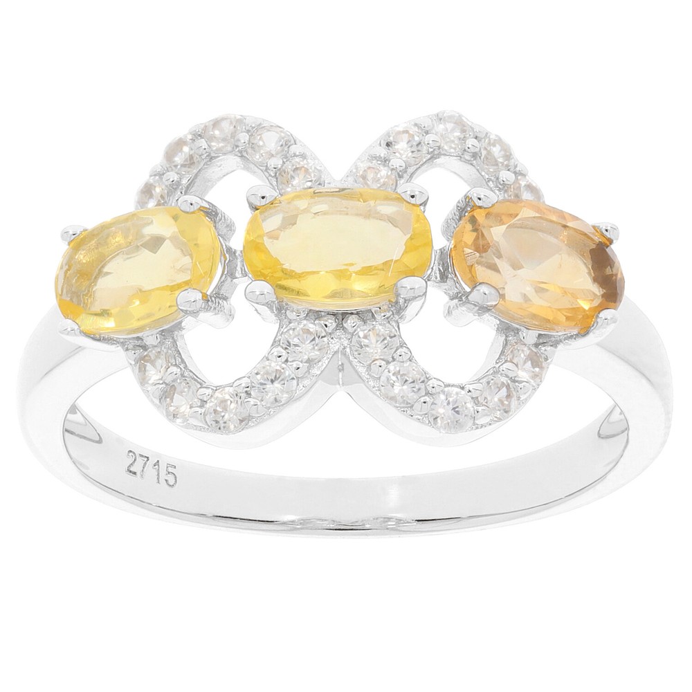 Sterling Silver Semi Mount Ring Setting Oval OV 6X4mm Topaz Solid