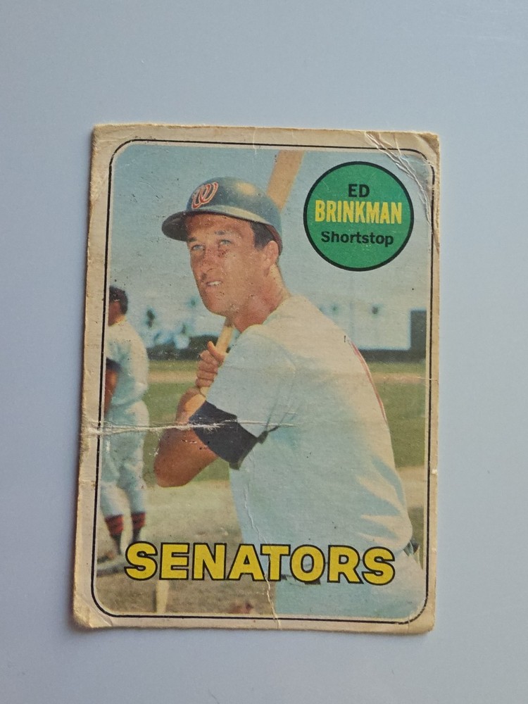 1969 OPC ED BRINKMAN # 153 SENATORS