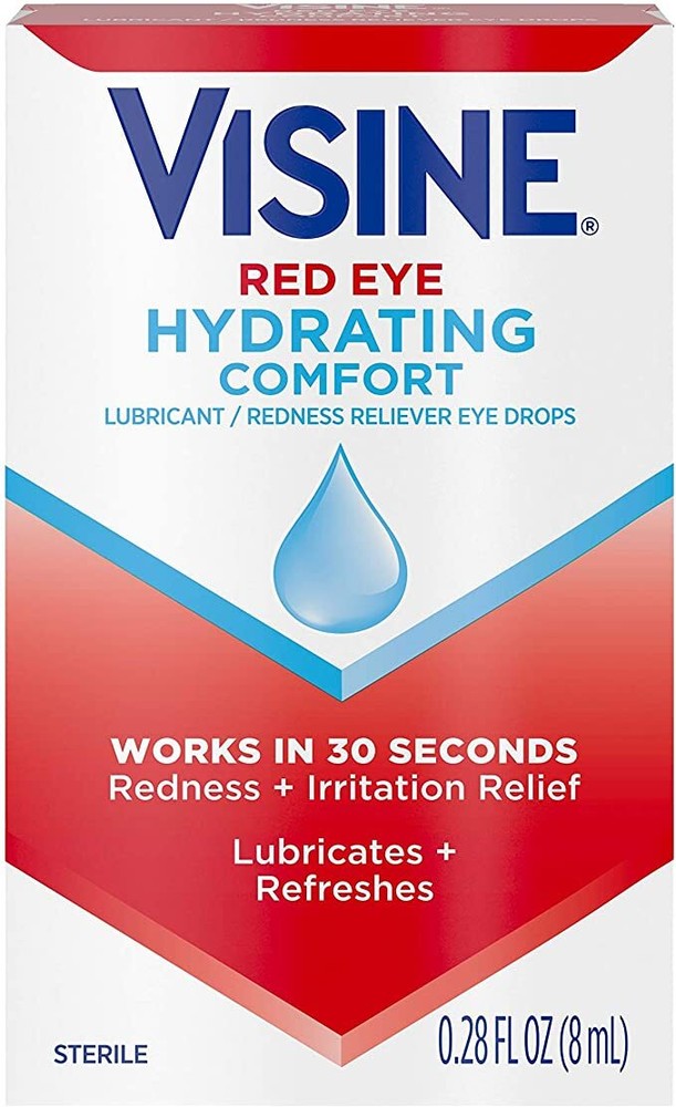 Visine Red Eye Eye Drops, 0.28 fl (1pack)