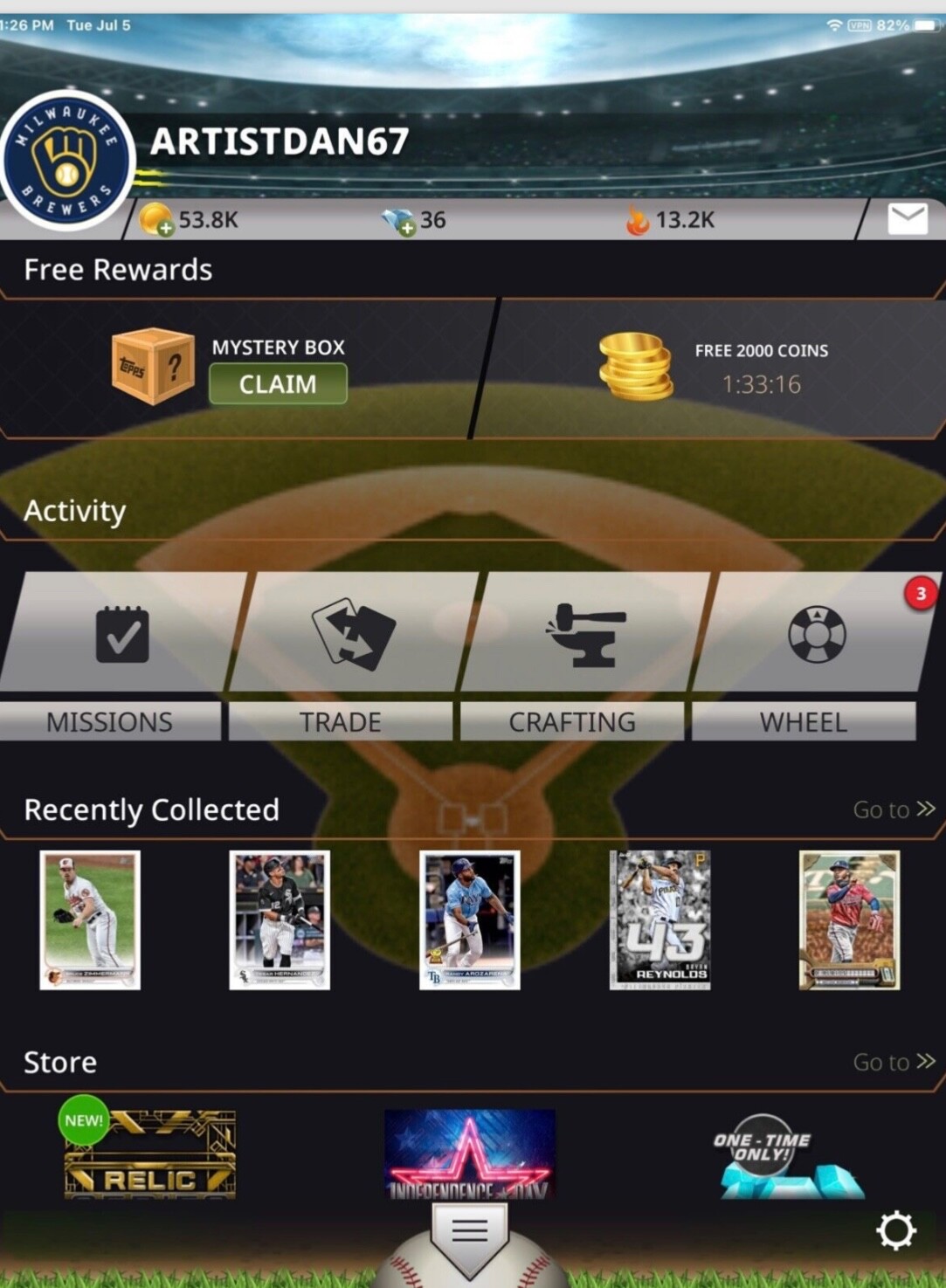 Topps Bunt Digital Any 18 Cards For $1.50