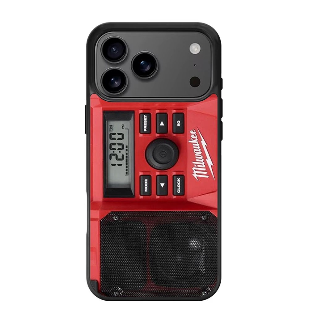 Milwaukee Bluetooth Speaker Premium Soft Rubber iPhone Case