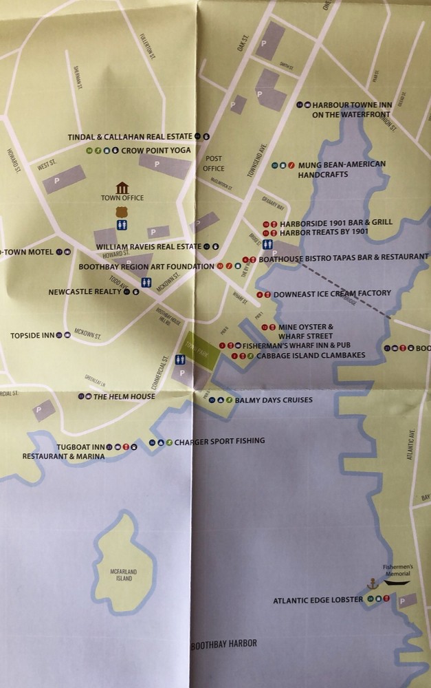 Boothbay Harbor Region Map (2024)