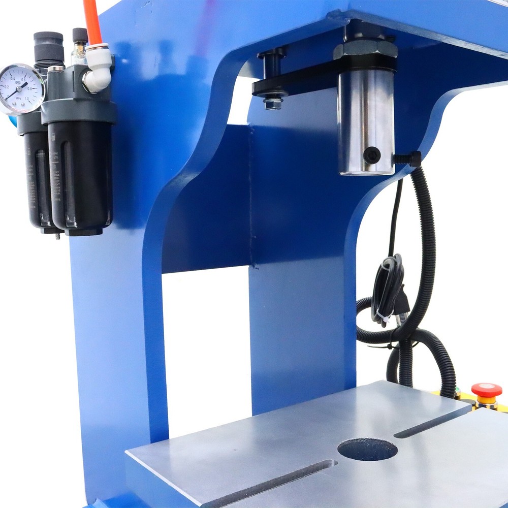 110V Double Button Pneumatic Punch Press Machine 6613lb/3000kg with Controller