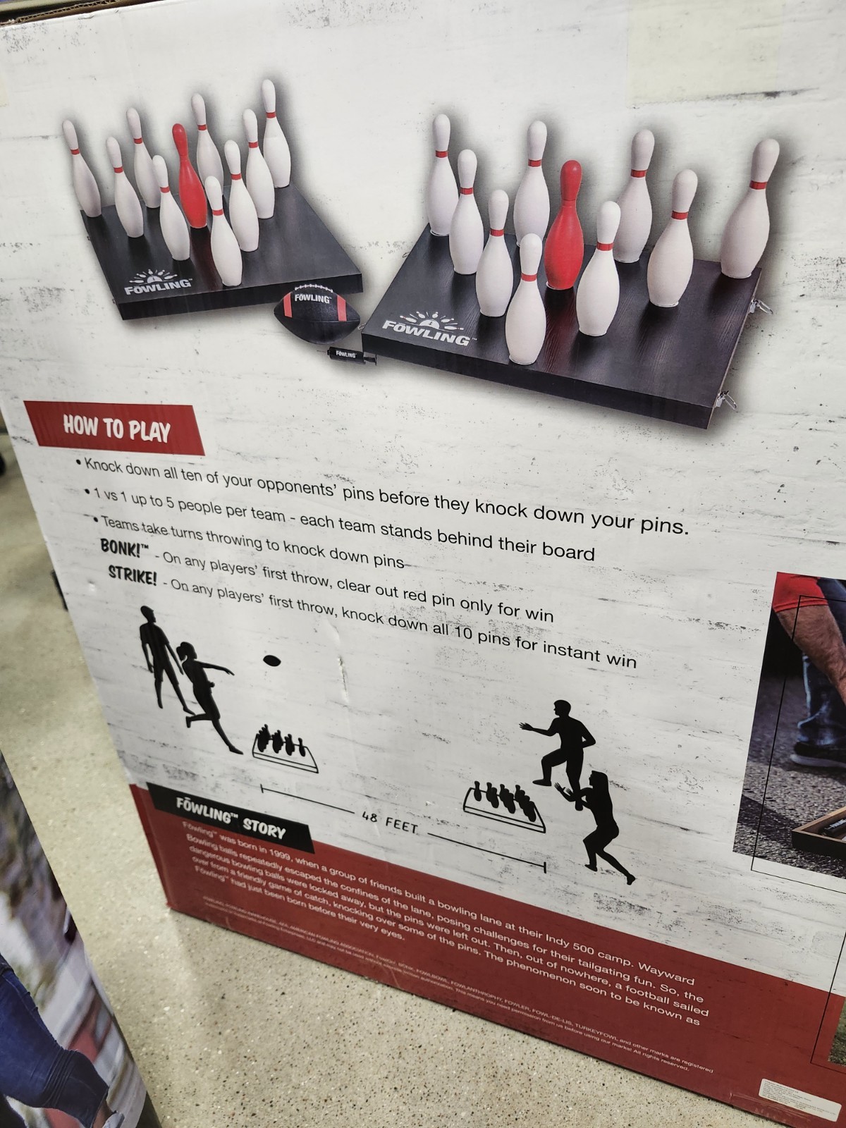 Fowling 35-6010-3 Football and Bowling Portable Game Set