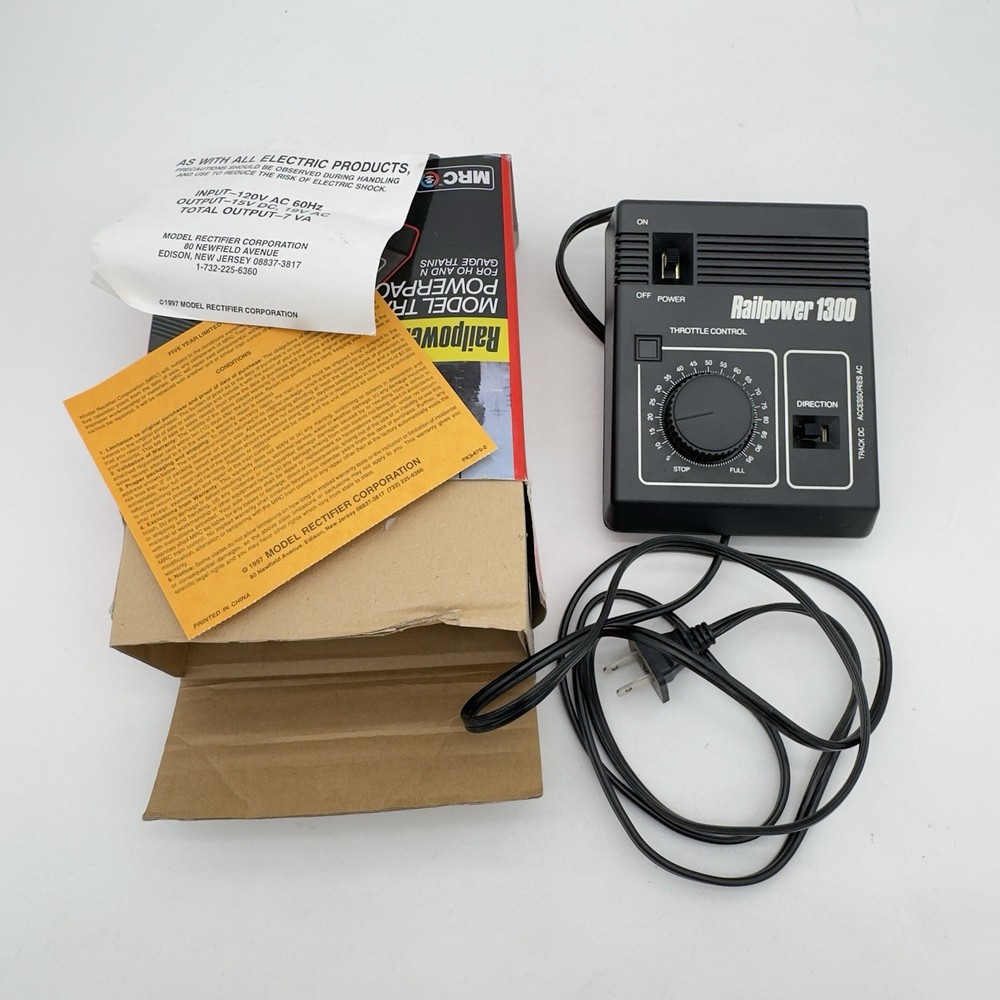 MRC 1300 Railpower Model Train Powerpack EX/Box