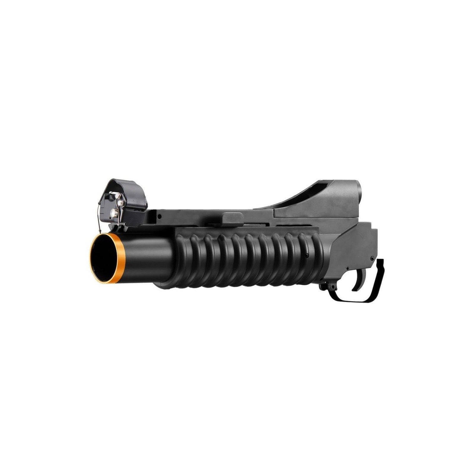 Goldenball Double Bell M203 Short Airsoft Gas Launcher (Color: Black)