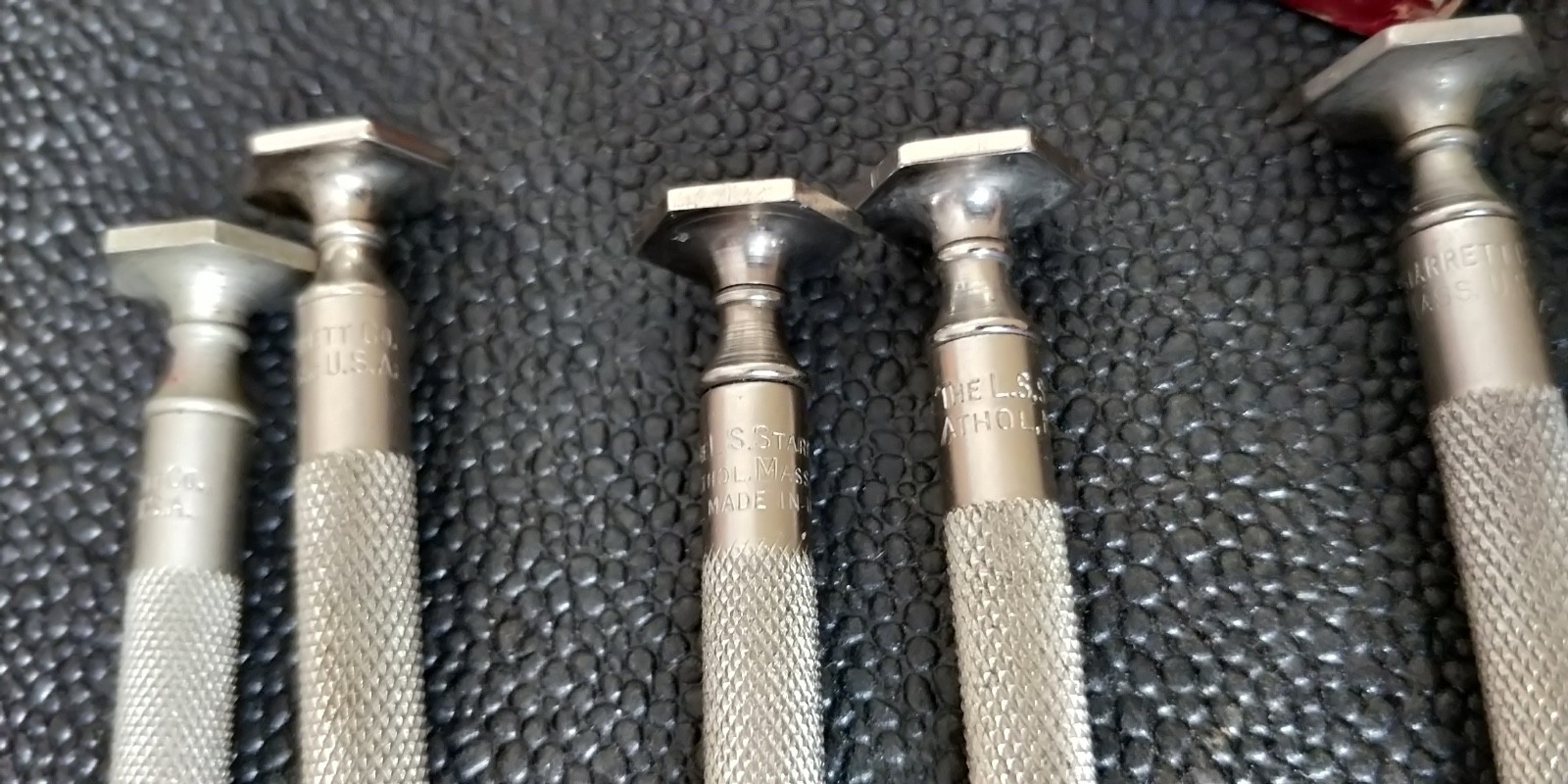 FULL SET Vintage The L.S. Starrett Co. S555-6 Jewelers6 Piece Screwdriver Set