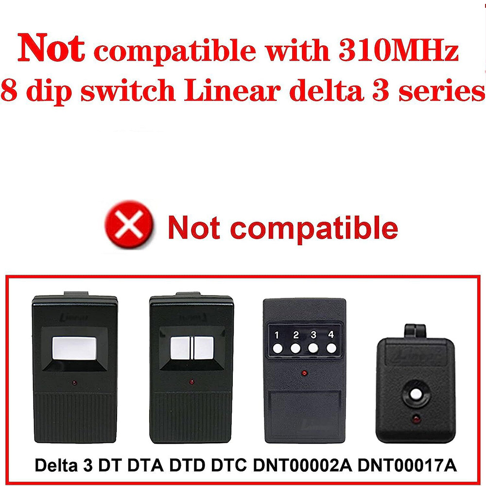 10 Digi-Code 5012 on/off MultiCode Switch 310MHz Garage Remote For Stanley 1050
