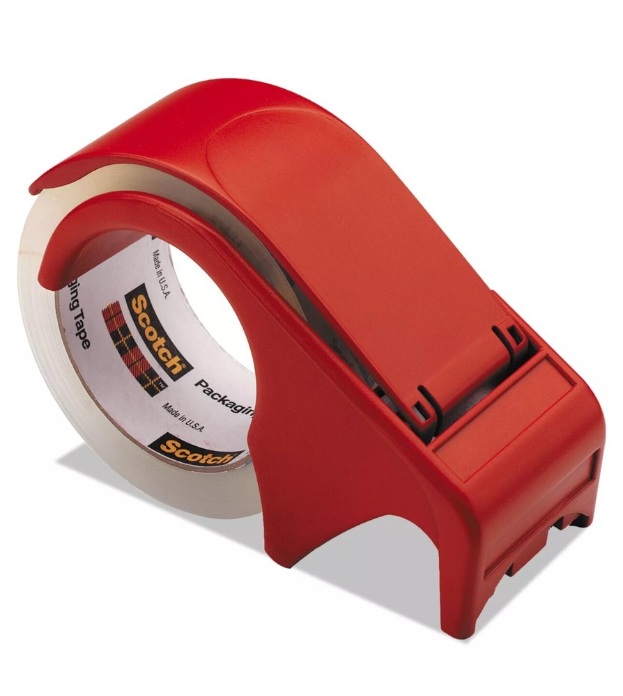 Scotch Compact and Quick Loading Dispenser for Box Sealing Tape 3" Core Plastic