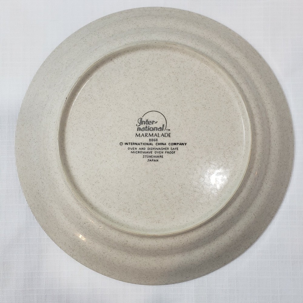 10" INTERNATIONAL Marmalade Dinner Plate