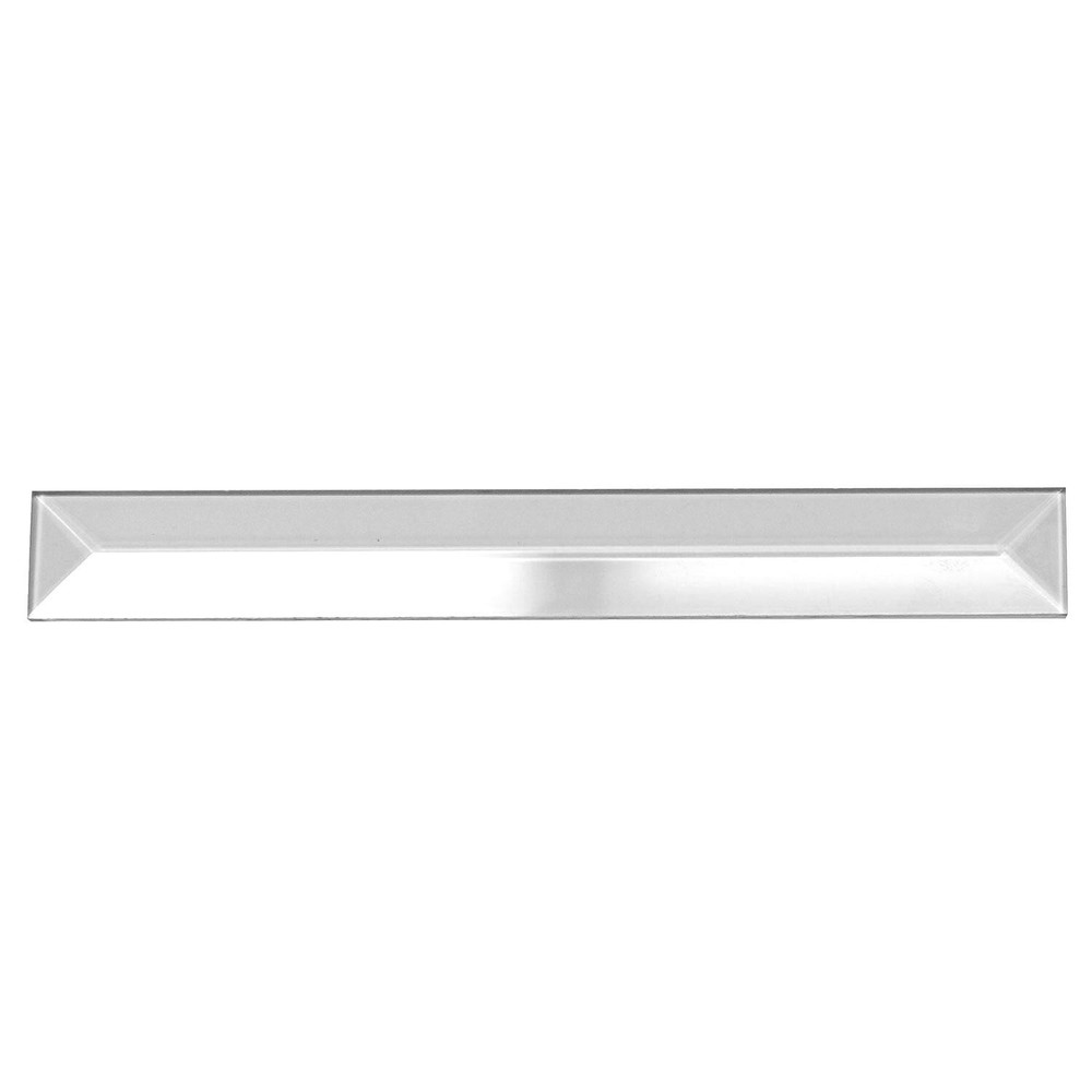 1"x 9" Clear Rectangle Glass Bevel 10Pack