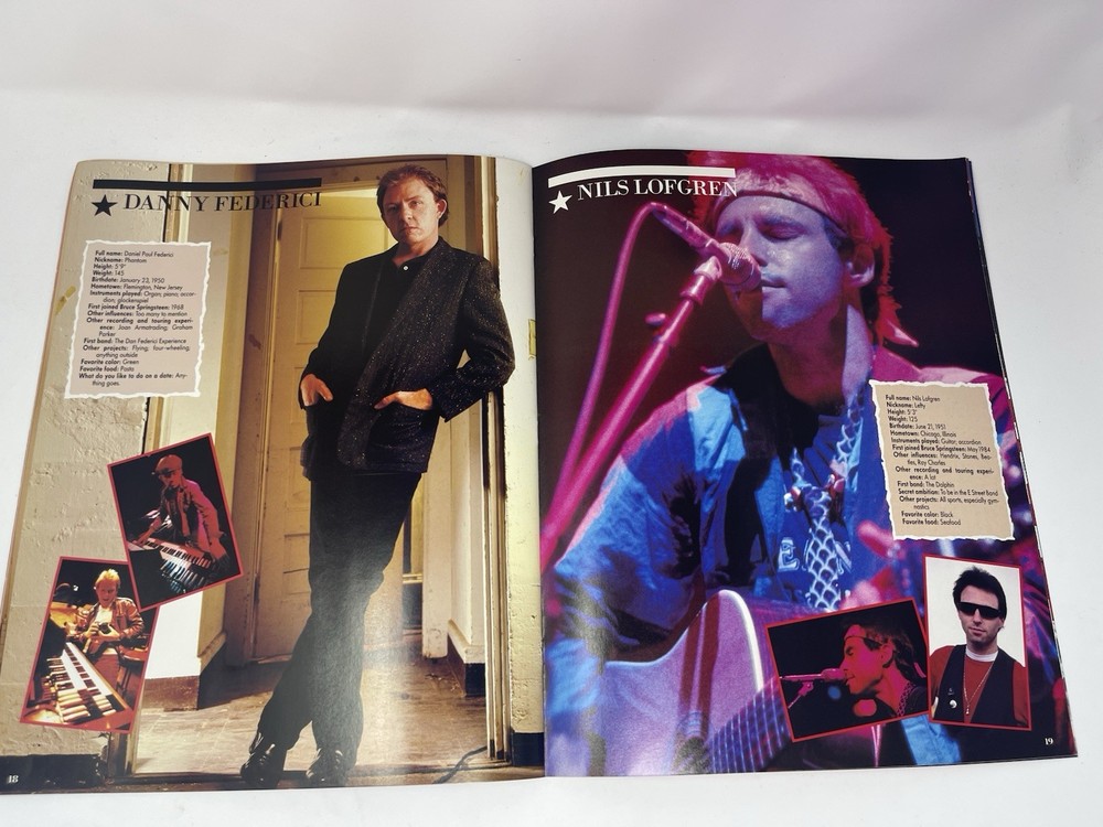 BRUCE SPRINGSTEEN “ BORN IN THE U.S.A. TOUR “ PROGRAM