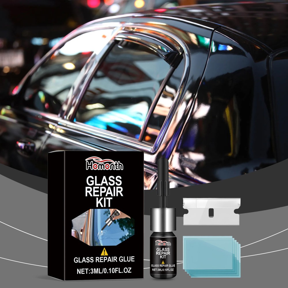 glass repair kit car windshield cra scratch clear vis