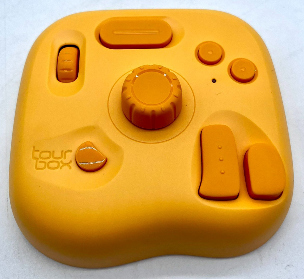 TourBox Lite Bluetooth Creative Console Controller Sunny Yellow USB Type-C
