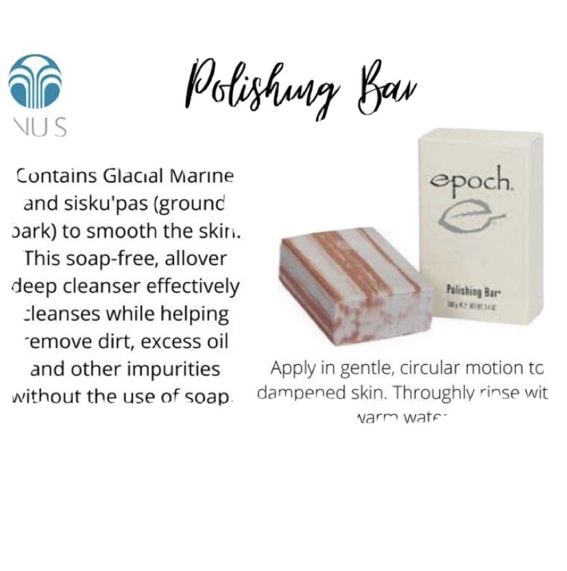 New NuSkin Epoch Polishing Bar Soap 3.4 oz