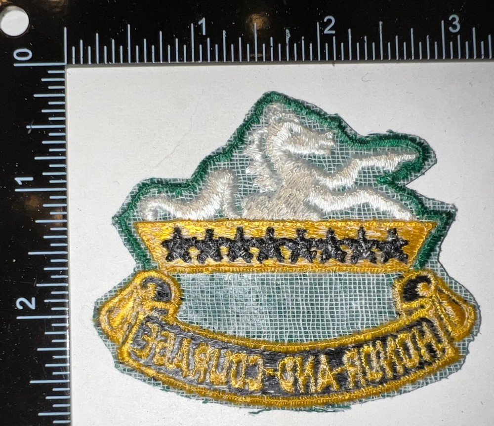 Cold War US Army 8th Cavalry Regt Twill US Made Patch