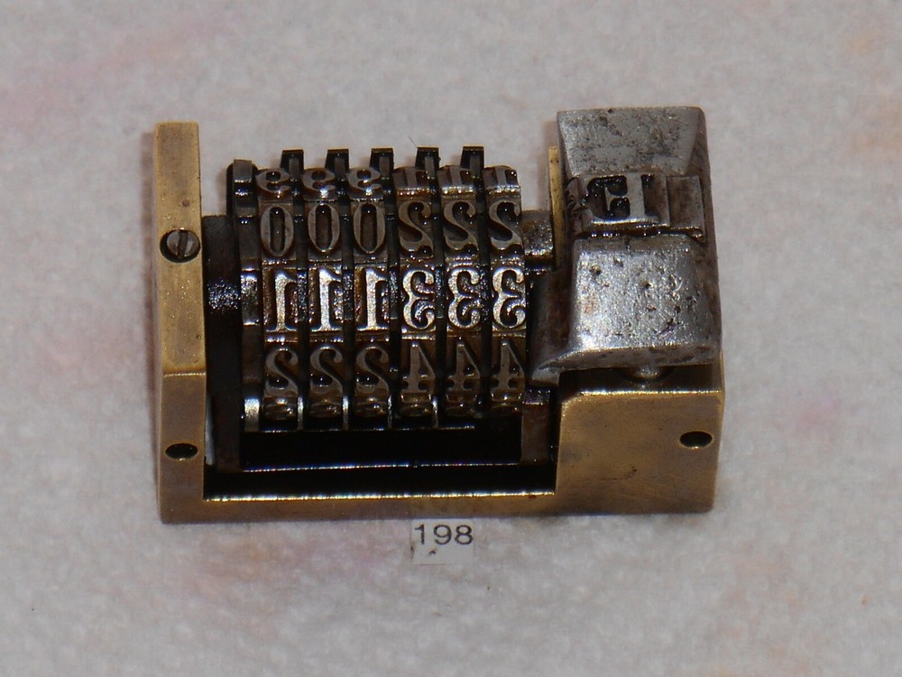 Letterpress Numbering machine | (Roberts #28) |198