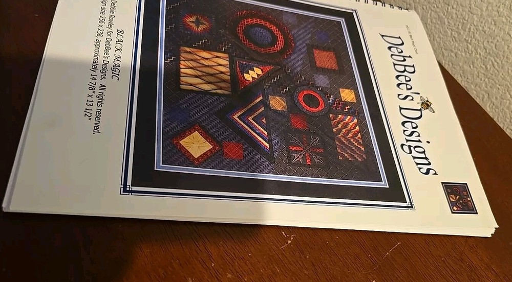 DebBees Designs Needlepoint Pattern Black Magic Debbie Rowley DD 110C 2007
