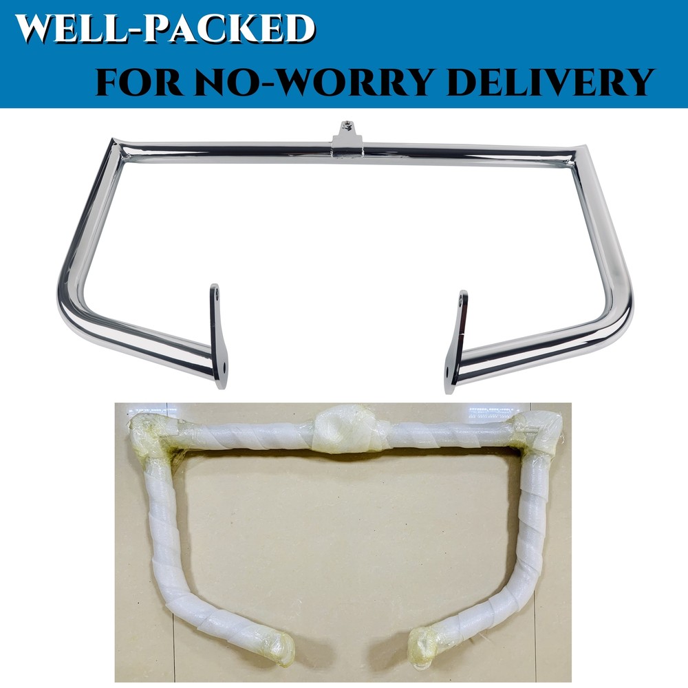 1.5-INCH SOLID Crash Bars for Harley Davidson 1995-Up Touring Street Glide Model