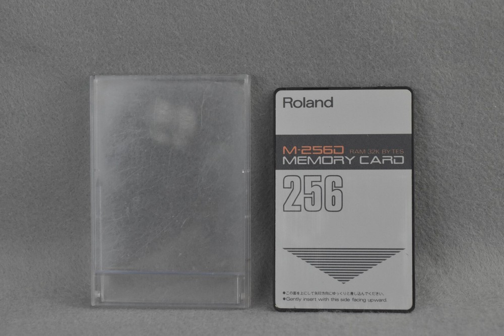 Roland Memory Card M-256D 32K Bytes RAM Card In Excellent Working Condition